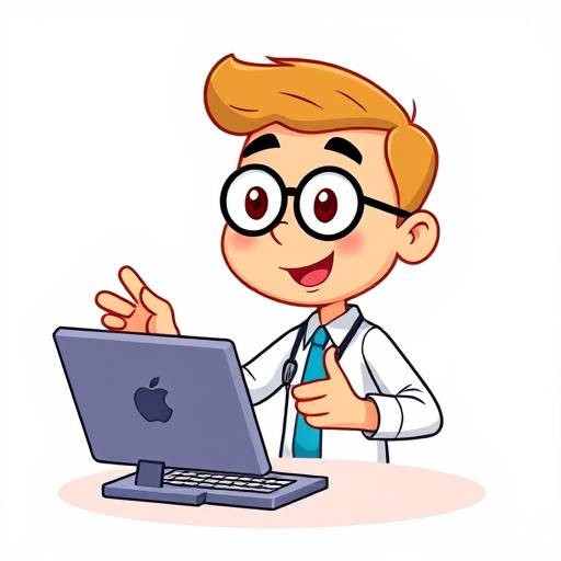 An animated explainer video frame showing a character explaining software features for Innovate Software.