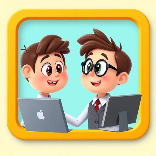Animated character explaining software features: Still from Innovate Software explainer video.
